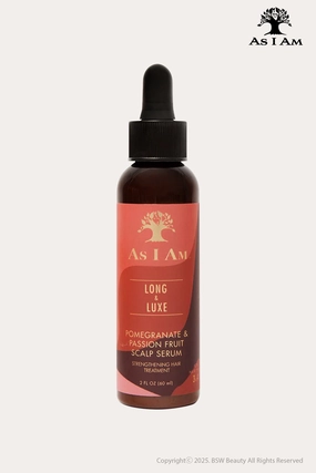 AS I AM LONG AND LUXE POMEGRANATE & PASSION FRUIT SCALP SERUM 2oz
