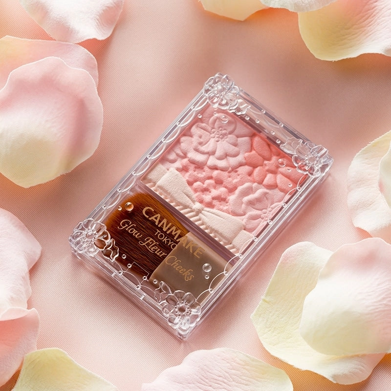 Canmake Glow Fleur Cheeks 18 Peach Whip Fleur