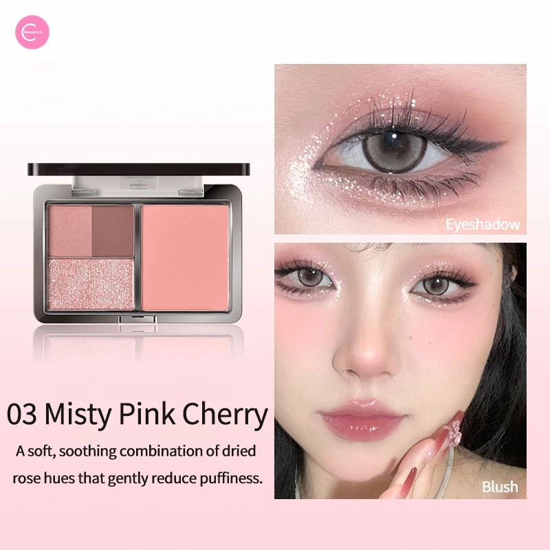 CCSHEER 4-in-1 Mini Eye & Cheek Palette