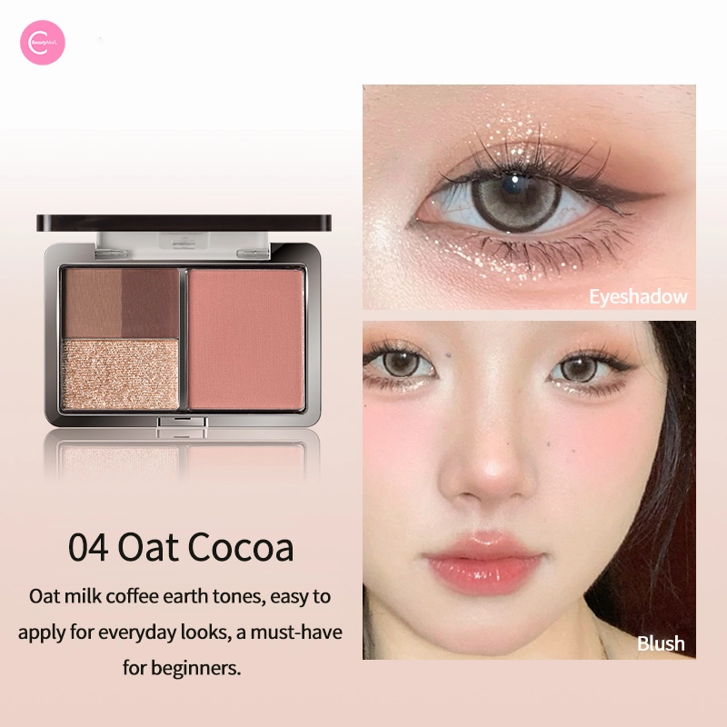 CCSHEER 4-in-1 Mini Eye & Cheek Palette