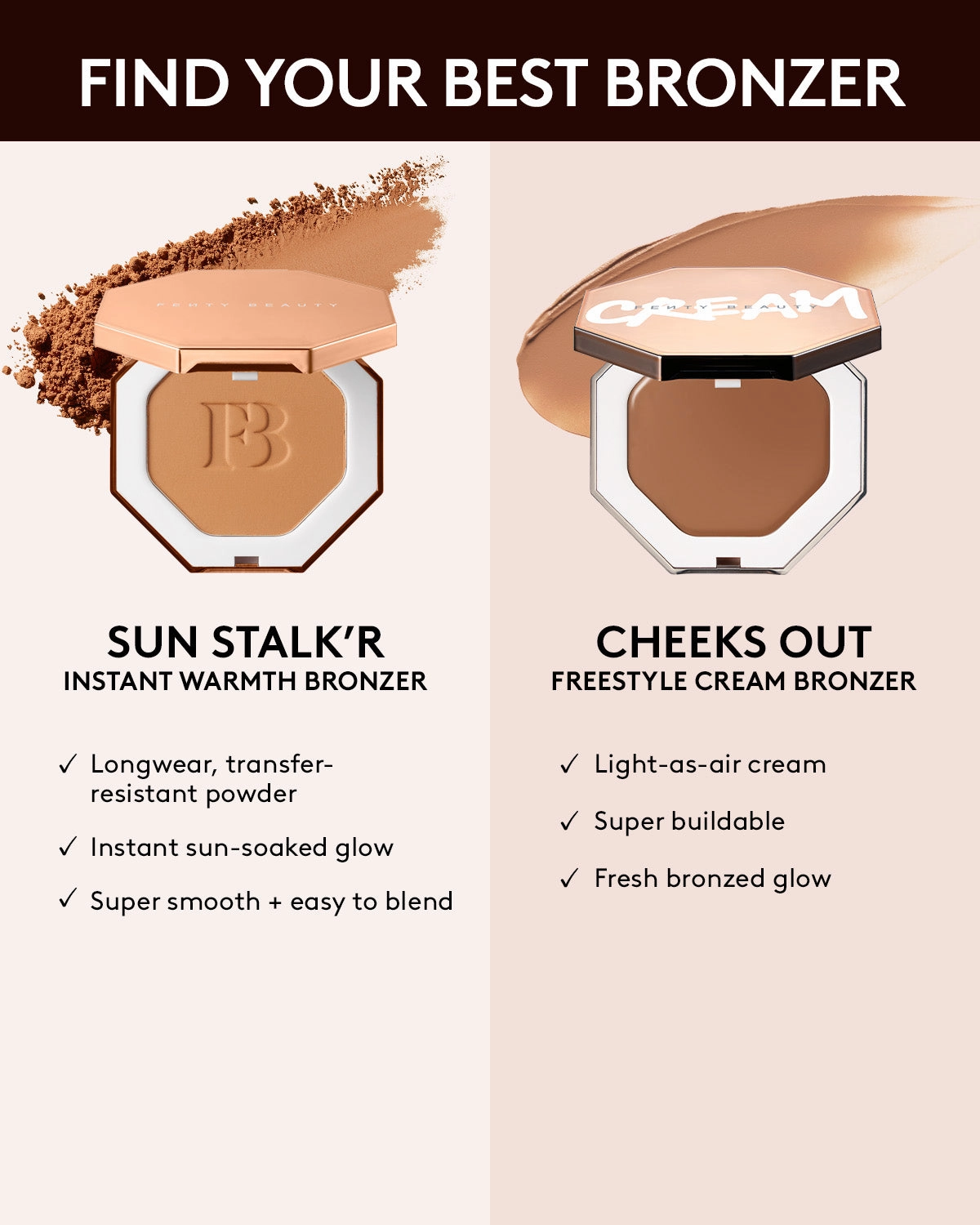 Cheeks Out Freestyle Cream Bronzer — Toffee Tease