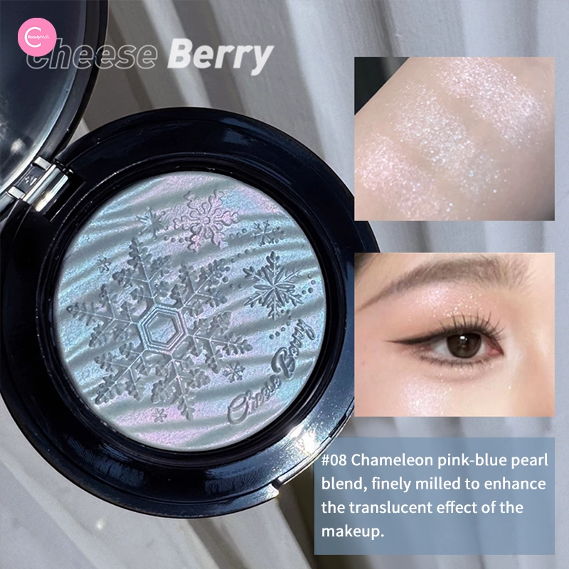 CheeseBerry Baked Highlighter - #8 Iridescent Blue-Pink Blend
