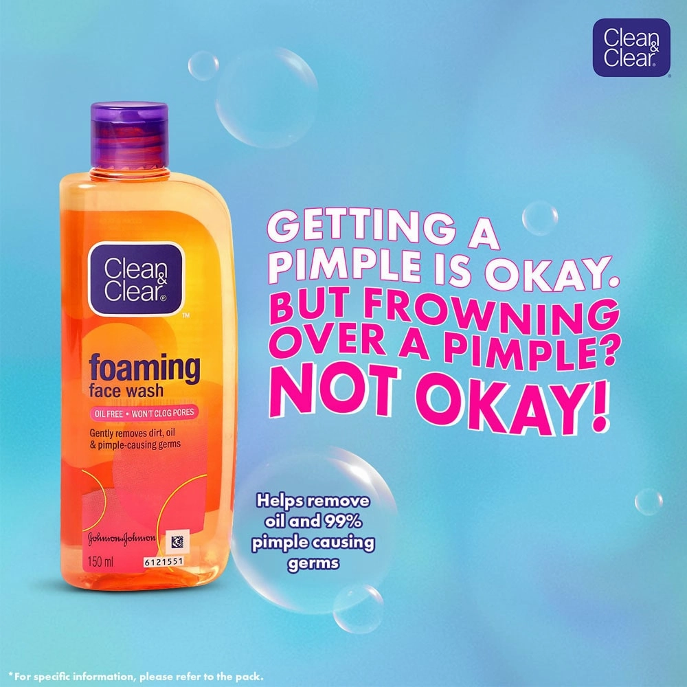 Clean And Clear Foaming Face Wash Oil Free 150ml - Short Dated
