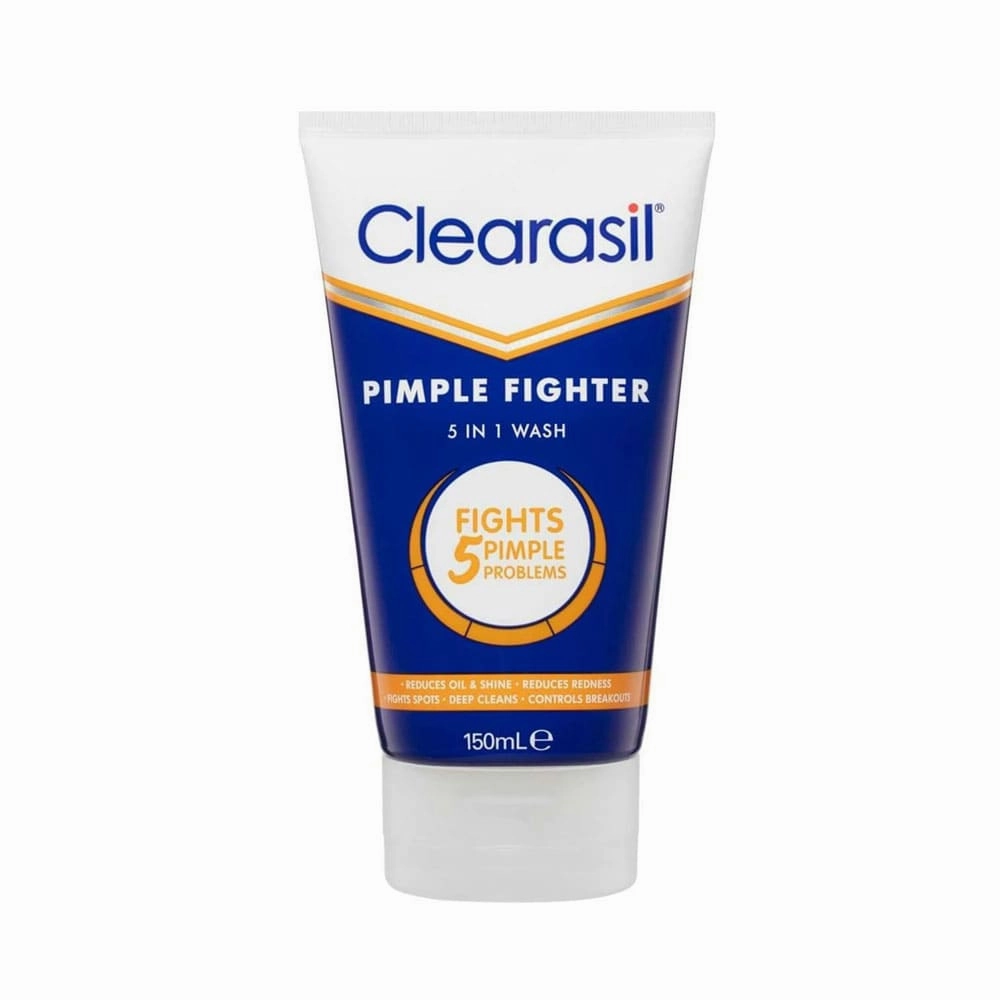 Clearasil Pimple Fighter 5-In-1 Wash 150ml - Short Dated