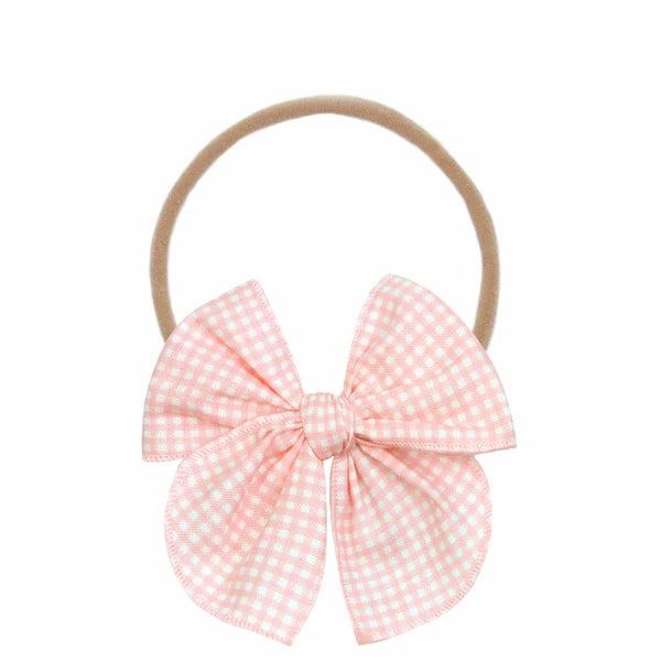 Cloud Muslin Heirloom Bow Headband