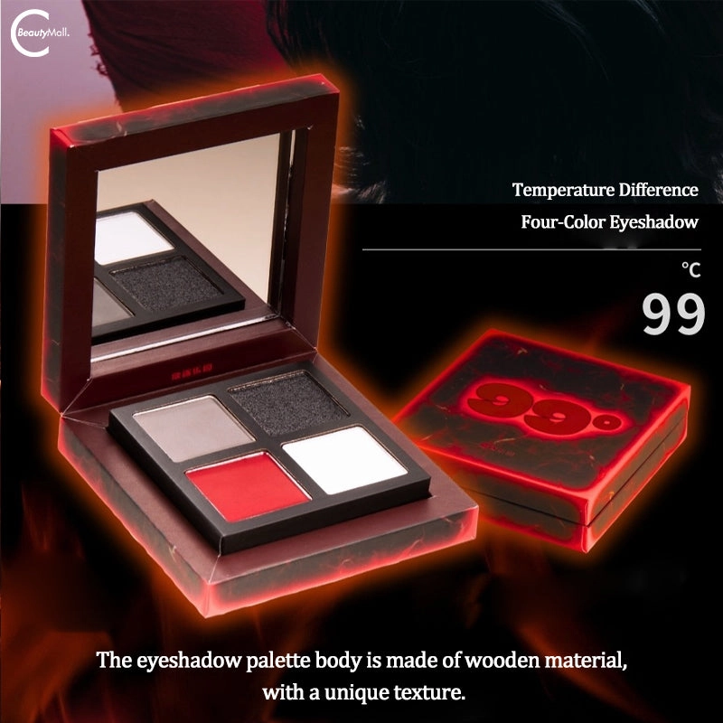 EXILEJOY Temperature-Change Eyeshadow Palette - #99℃ (Red & Black)