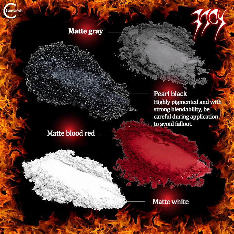 EXILEJOY Temperature-Change Eyeshadow Palette - #99℃ (Red & Black)