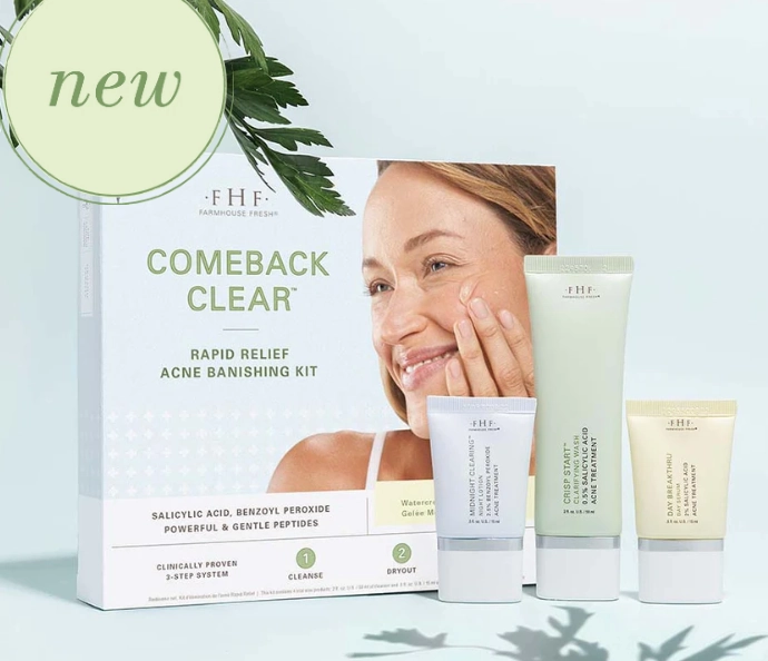 Farmhouse Fresh Comeback Clear Rapid Relief Acne Kit
