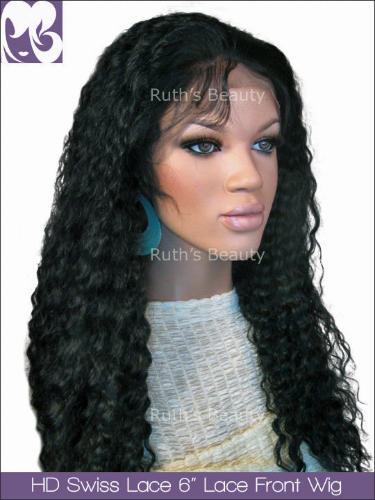 HD SWISS LACE 13x6inches Lace Front Wig Eva Spanish Wave Virgin Hair 150%