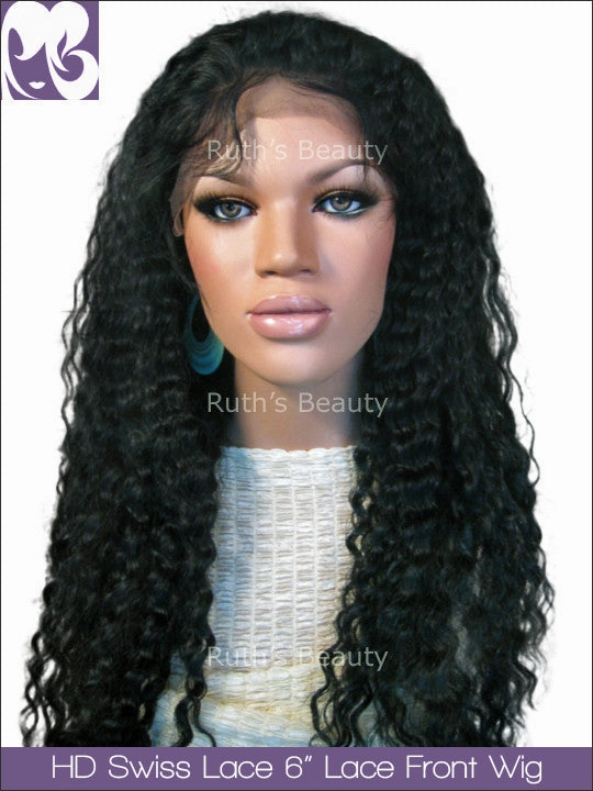 HD SWISS LACE 13x6inches Lace Front Wig Eva Spanish Wave Virgin Hair 150%