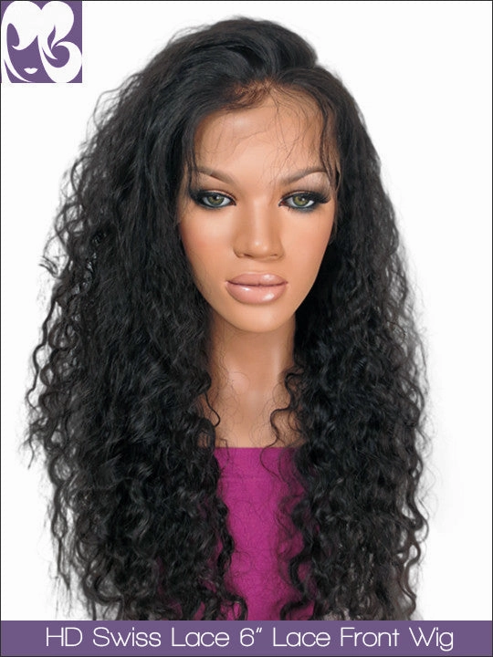HD SWISS LACE : 13x6" Lace Front Wig Jasmine Curl Virgin Hair 150%