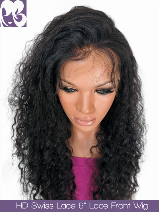 HD SWISS LACE : 13x6" Lace Front Wig Jasmine Curl Virgin Hair 150%