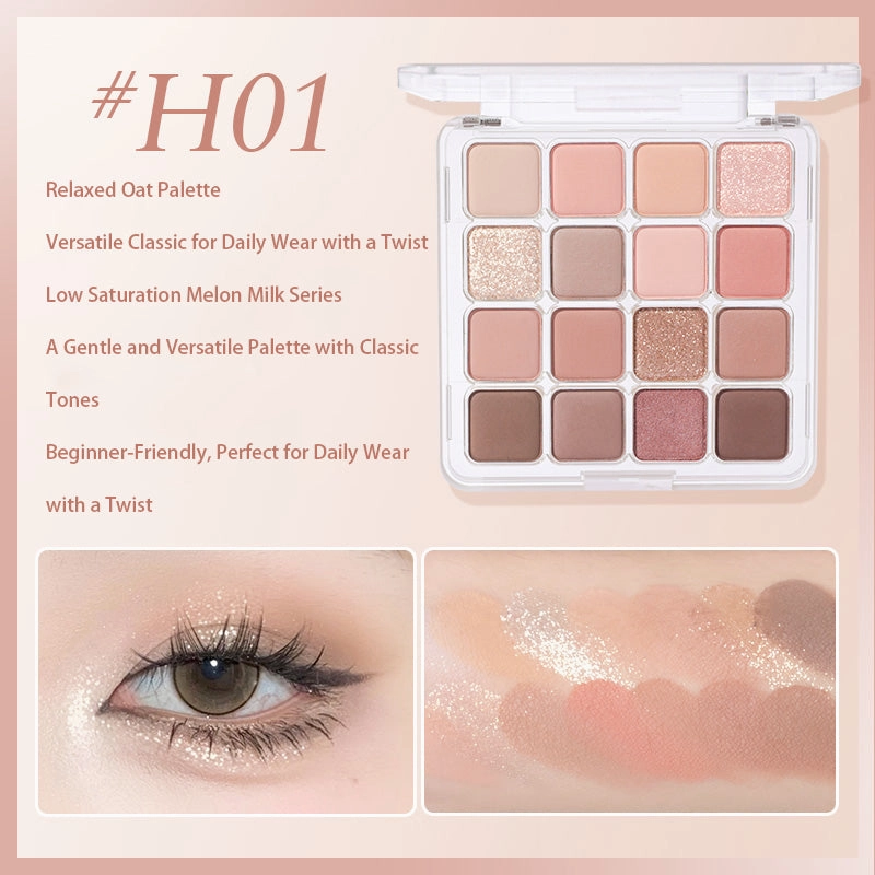 HOLD LIVE Sunset Magic 16-Color Eyeshadow Palette