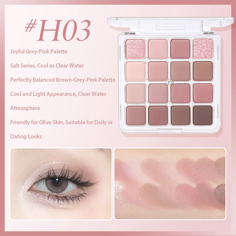 HOLD LIVE Sunset Magic 16-Color Eyeshadow Palette