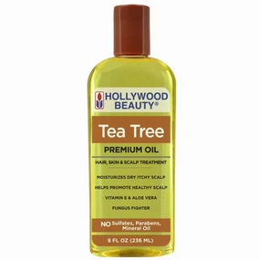 Hollywood Beauty Tea Tree Premium Oil for Hair. Skin & Scalp Treatment - 8 oz