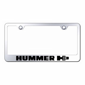 Hummer H3 Stainless Steel Frame - Laser Etched Mirrored