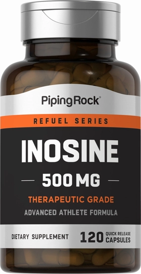 Inosine, 500 mg, 120 Quick Release Capsules