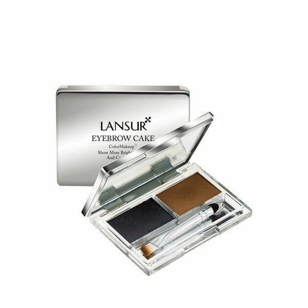 LANSUR Double Color Long-lasting Eyebrow Powder