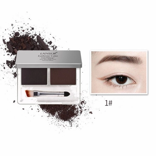 LANSUR Double Color Long-lasting Eyebrow Powder