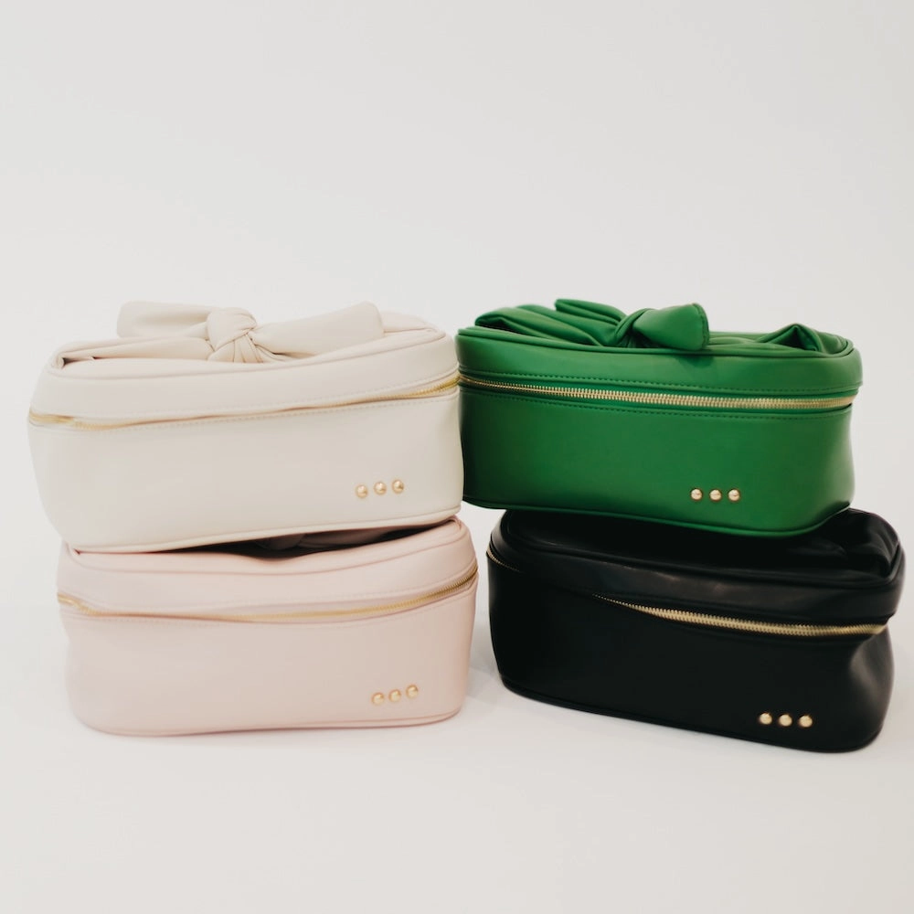 Madelyn Bow Makeup Bag **PINK FRIDAY PREORDER