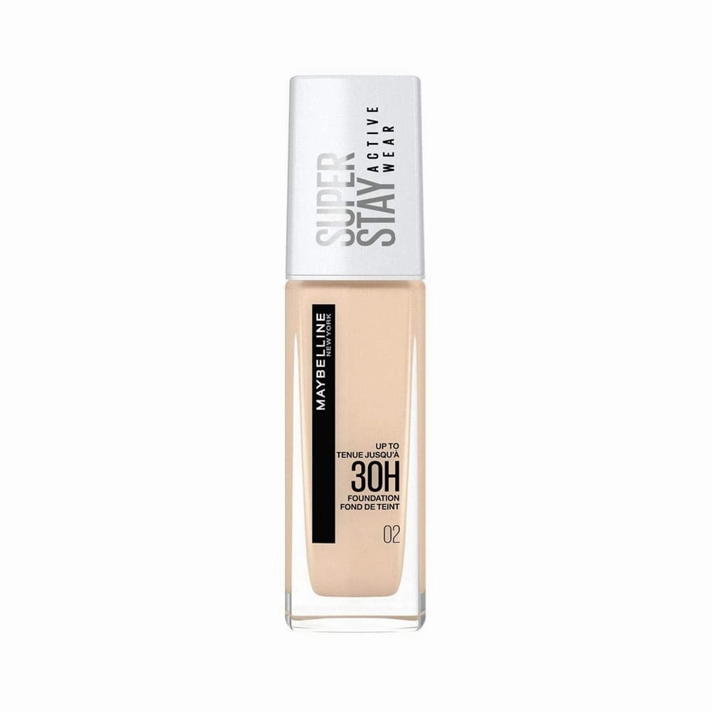 Maybelline SuperStay Active Wear 30Hr Foundation 02 Naked Ivory 30ml