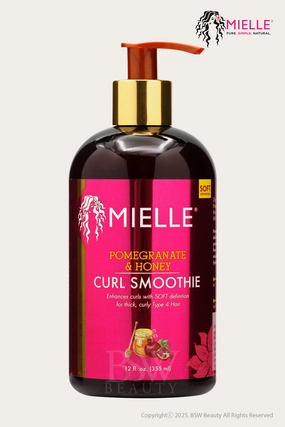 MIELLE ORGANICS POMEGRANATE & HONEY CURL SMOOTHIE 12oz