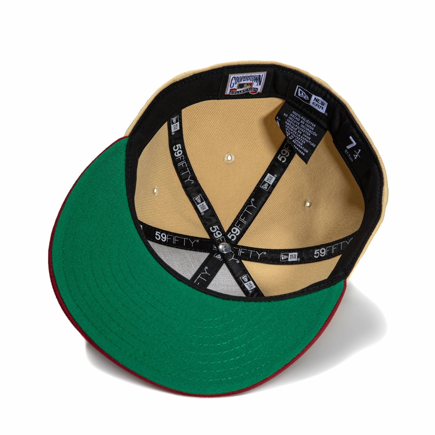 New Era 59Fifty Montreal Expos Olympic Stadium Patch Word Hat - Tan. Brick