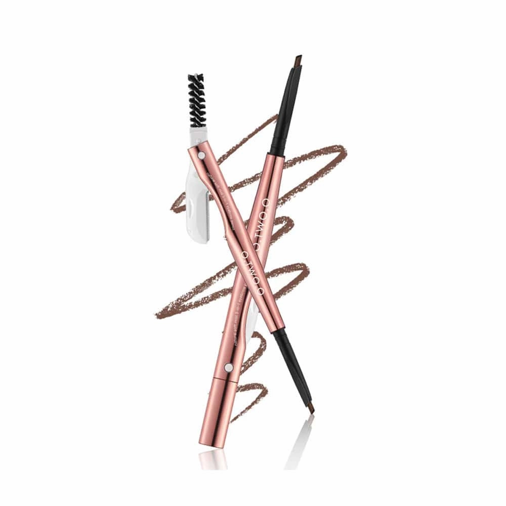 O.TWO.O Natural Soft Mist 3-In-1 Eyebrow Pencil 03 Ash Brown