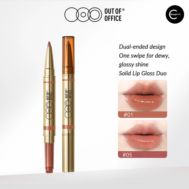 OUT OF OFFICE Dual-Ended Sculpting Lip Gloss Stick