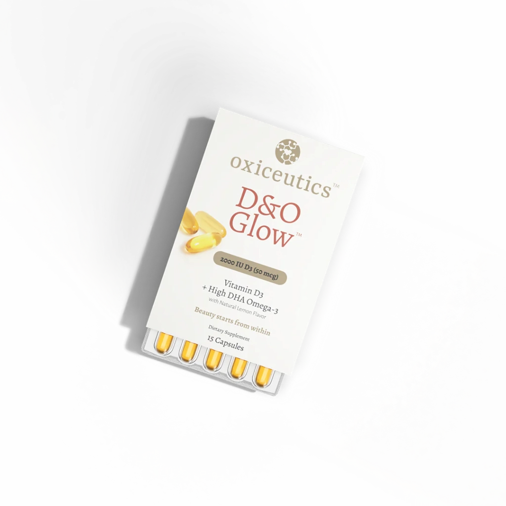 Oxyceutics D & O Glow Vit D3   High DHA Omega-3