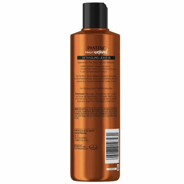 Pantene Truly Natural Detangling Leave-in with Coconut & Jojoba Oil - 7.6 oz