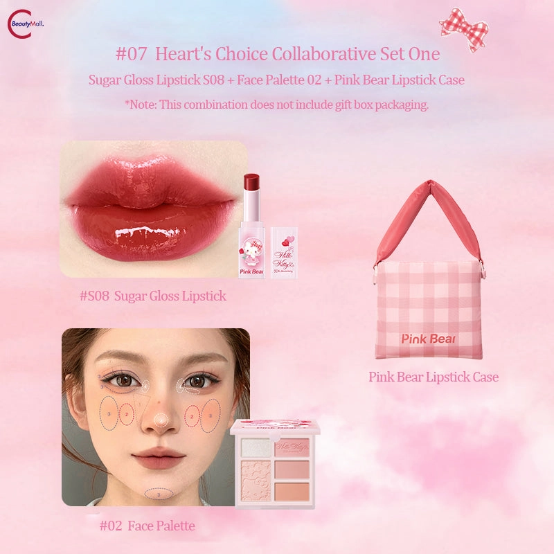 Pink Bear x Hello Kitty Collaboration Nourishing Lipstick Gift Set