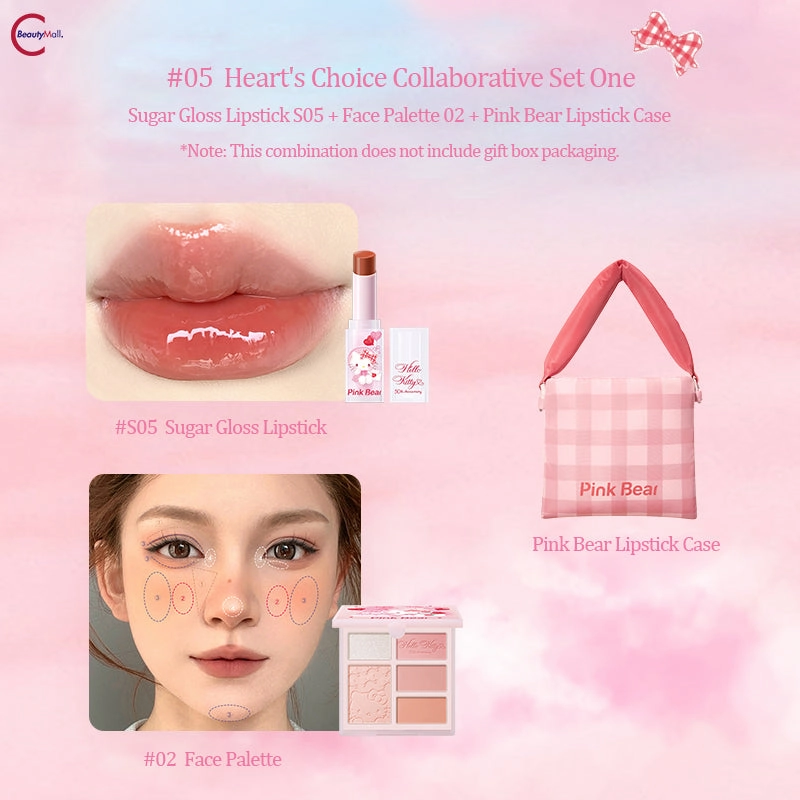 Pink Bear x Hello Kitty Collaboration Nourishing Lipstick Gift Set