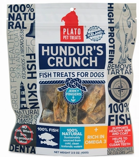 Plato Hundur's Grain Free Crunch Jerky Fingers Dog Treats