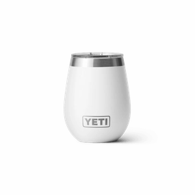 Rambler 10 Oz Wine Tumbler w/Magslider Lid - White