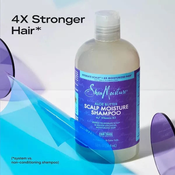 SheaMoisture Aloe Butter Scalp Moisture Shampoo with Vitamin B3 - 13 oz