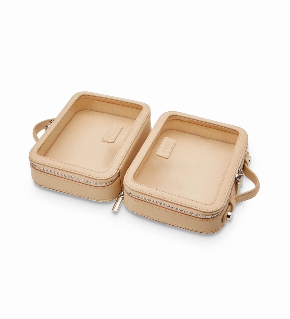Small Twin Cosmetic Case