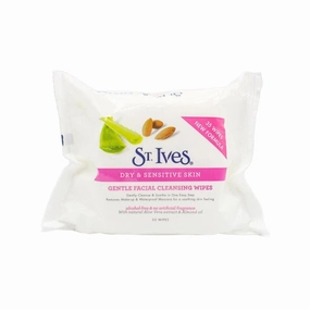 St Ives Gentle Facial Cleansing Wipes Dry & Sensitive Skin 35pk