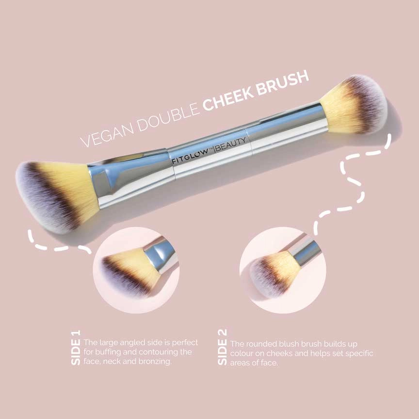 Teddy Double Cheek Brush