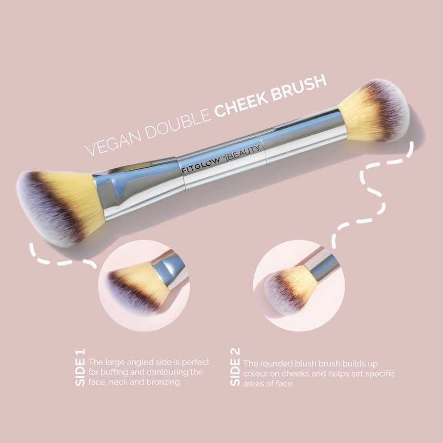 Teddy Double Cheek Brush