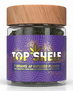 Top Shelf Hemp 7g Delta 8 Infused Flower - Grape Ape