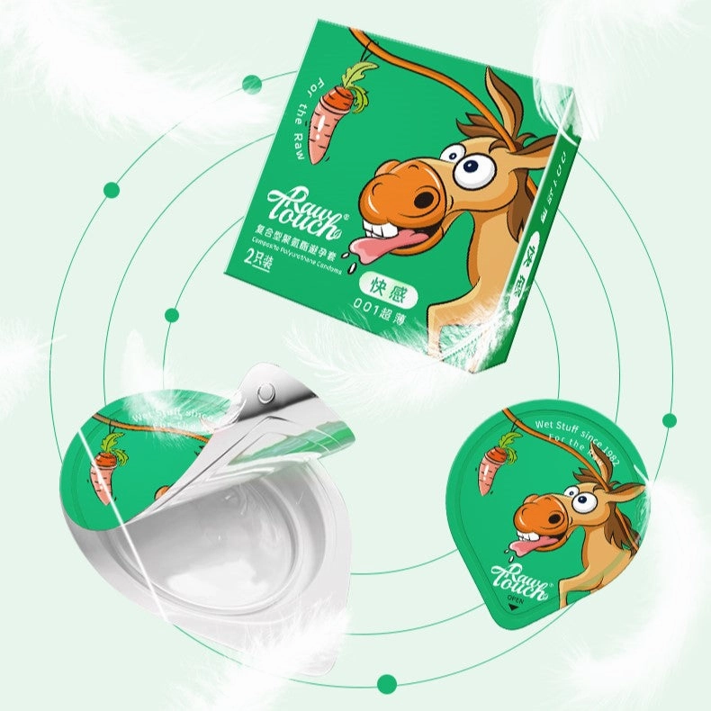 Wet Stuff Raw Touch 001 Ultra-Thin Condom 2 pcs