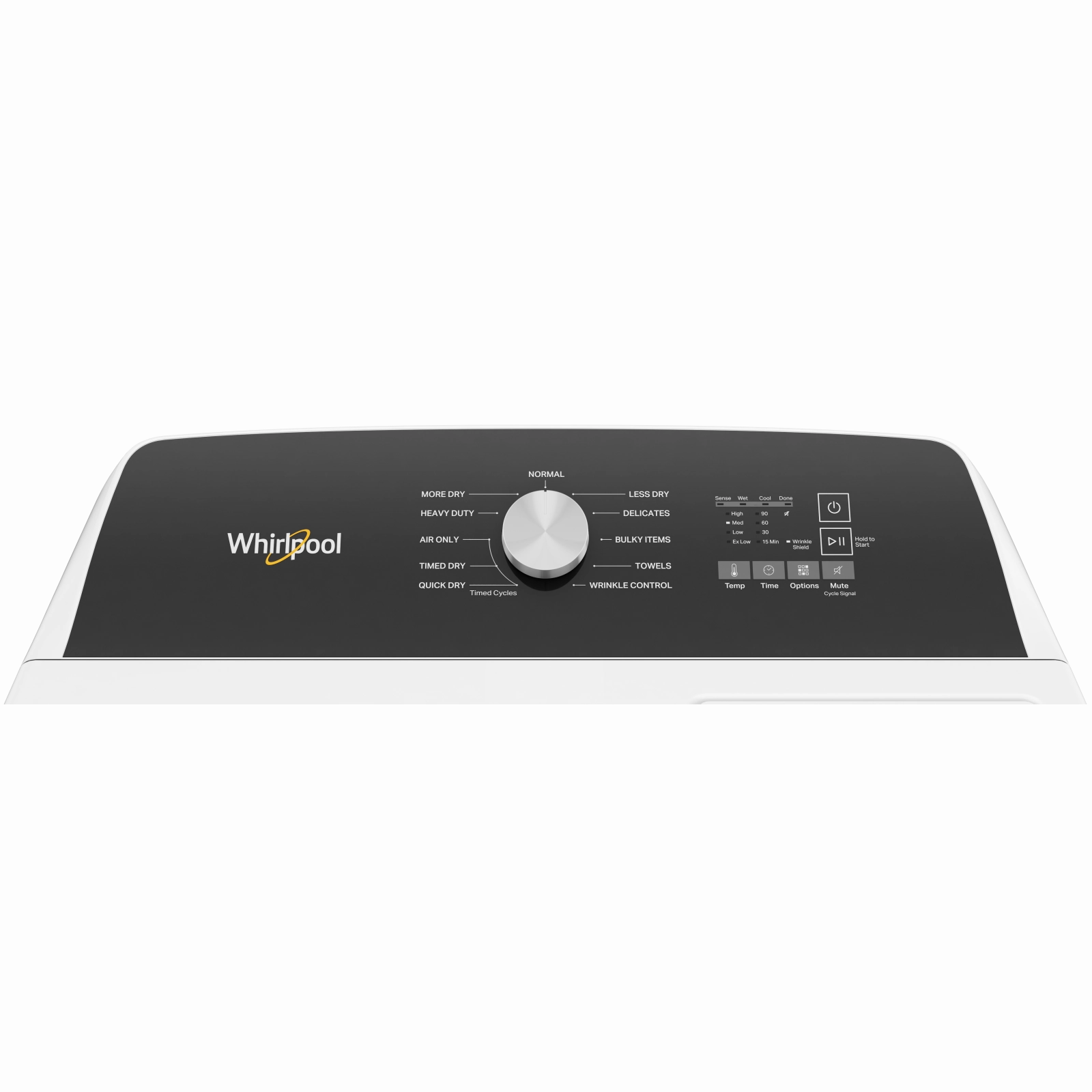 Whirlpool White Gas Dryer with Moisture Sensing (7.0 Cu.Ft) - WGD5010LW