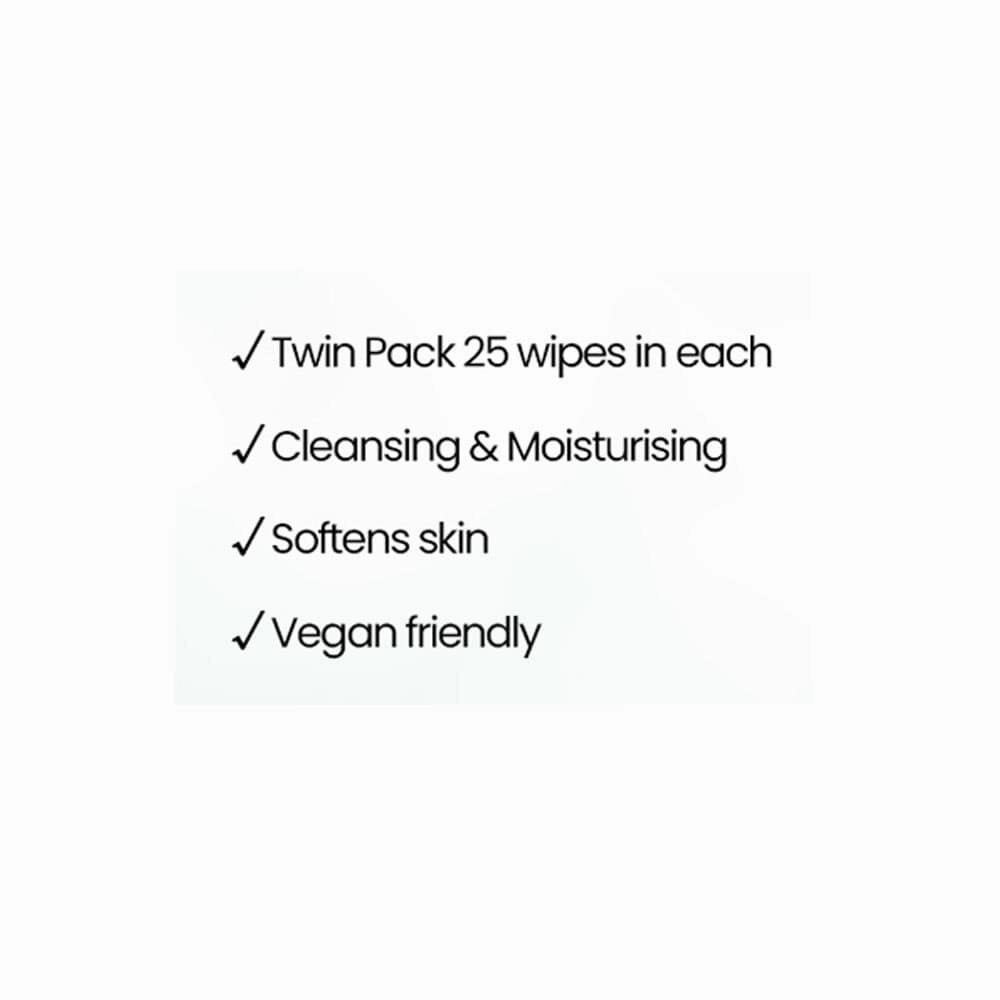 XBC Vitamin C Facial Wipes Twin Pack 2x25pk