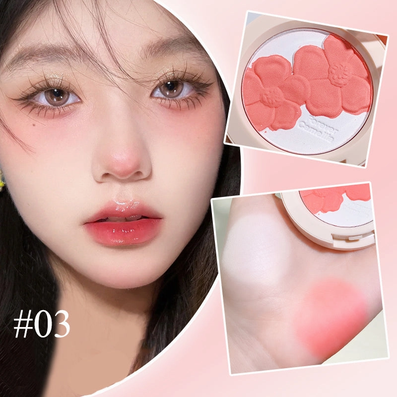 Xixi Dual-tone Embossed Floral Blush