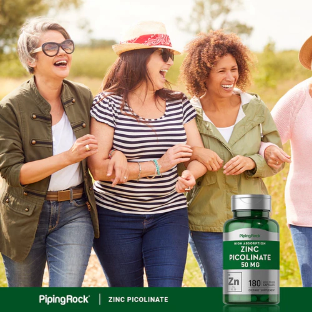 Zinc Picolinate (High Absorption Zinc), 50 mg, 180 Quick Release Capsules, 2  Bottles